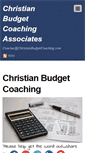 Mobile Screenshot of christianbudgetcoaching.com